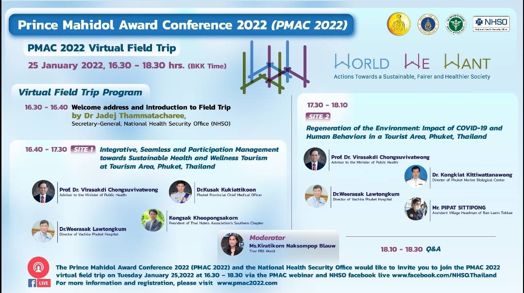 Prince Mahidol Award Conference 2022 (PMAC2022) Virtual Field Trip 